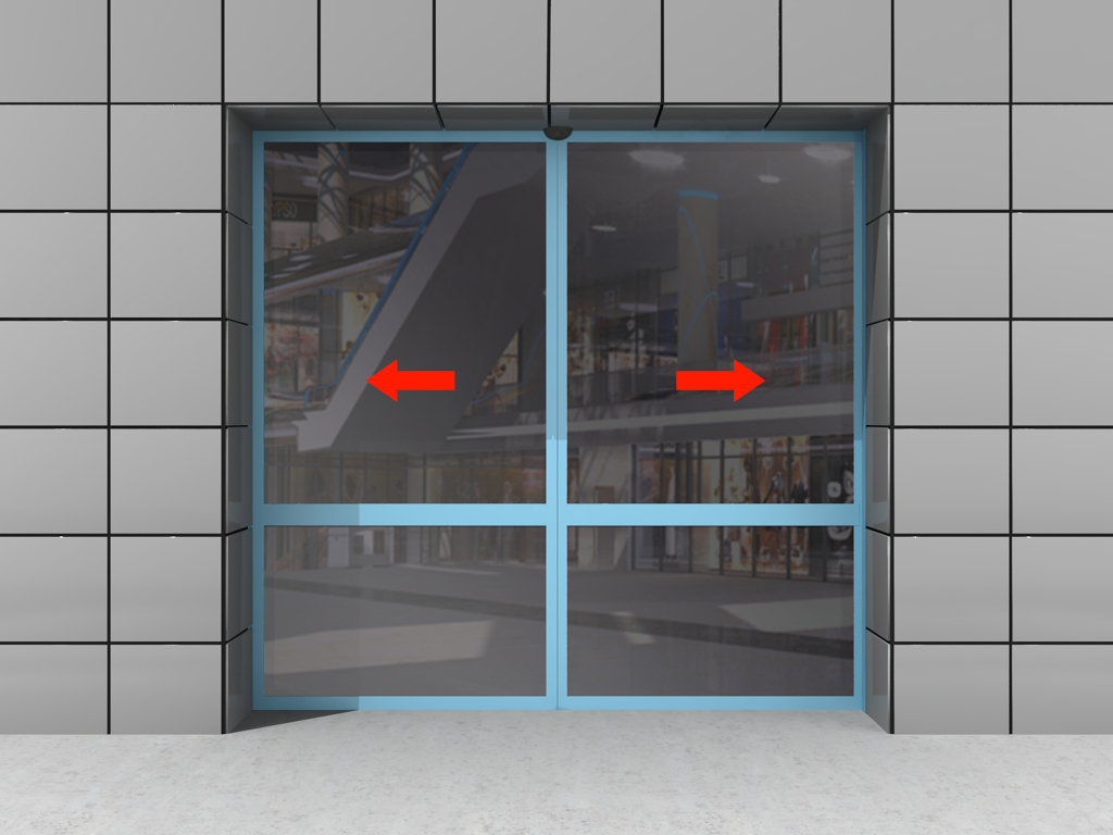 Двустворчатая дверь.